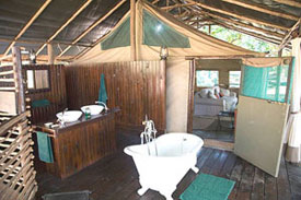 44A_IMG_9346 Chiawa Camp, safari accommodation in Zambia's Lower Zambezi National Park. © ADAMS / HANSEN STOCK PHOTOS